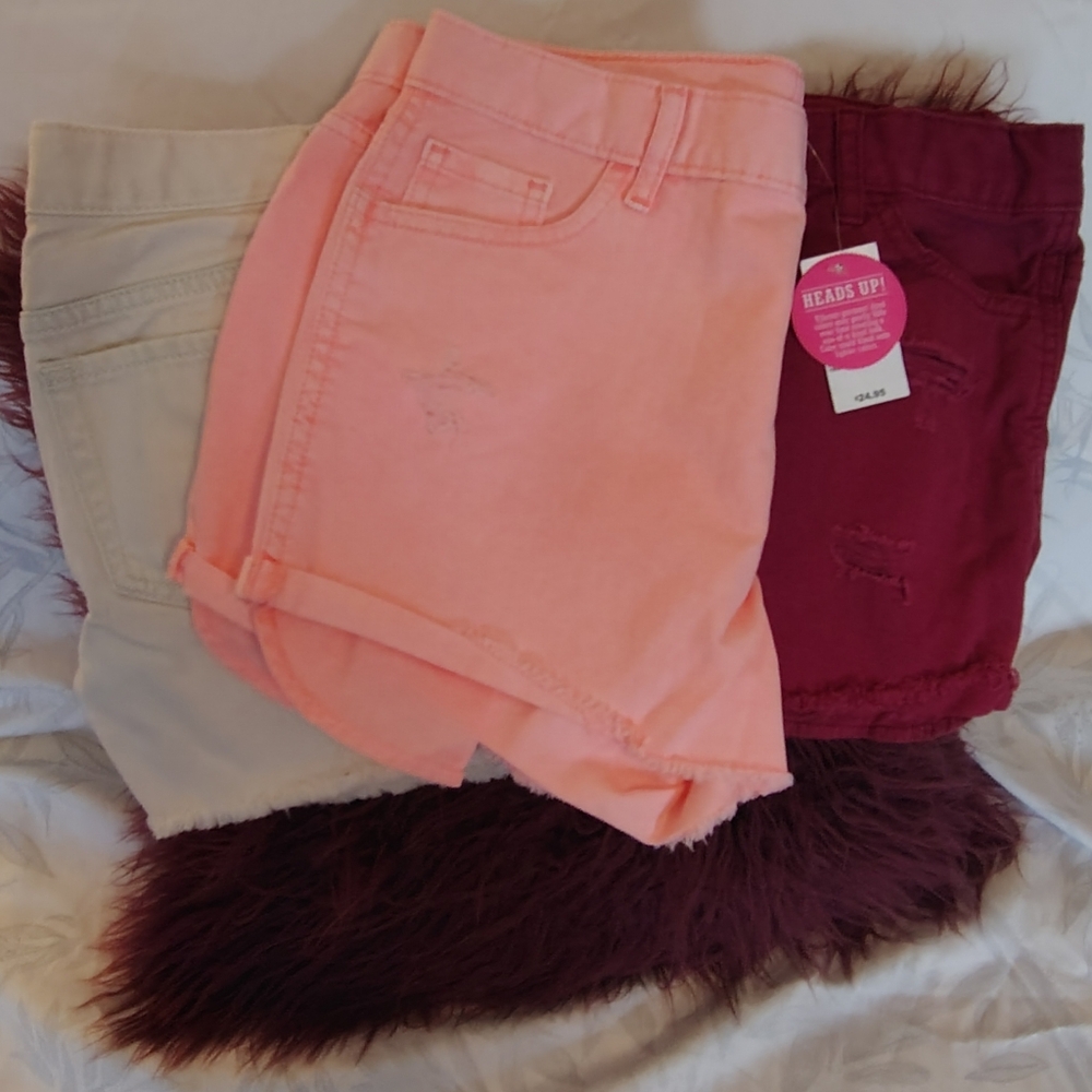 Size 10 Girls Denim Shorts & Shirt